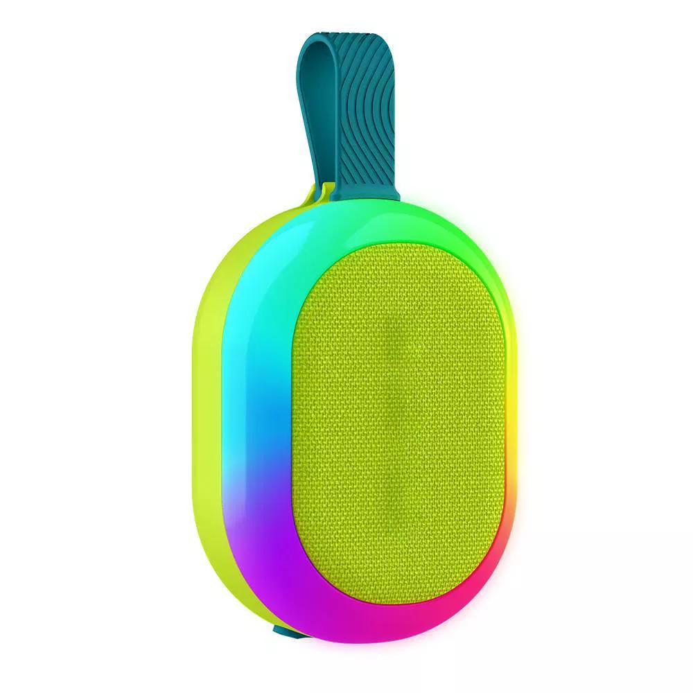 Ultra‑Compact Portable Bluetooth Speaker With RGB Lights And Multi‑Unit Sync